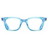 Cutler & Gross - 9521 Square Optical Glasses - Small - Blue Crystal - Luxury - Cutler & Gross Eyewear