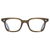 Cutler & Gross - 9521 Square Optical Glasses - Small - Olive - Luxury - Cutler & Gross Eyewear