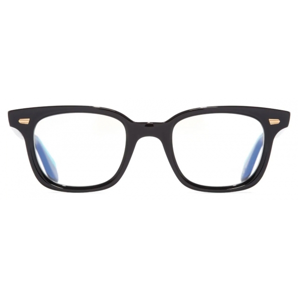 Cutler & Gross - 9521 Square Optical Glasses - Small - Teal on Black - Luxury - Cutler & Gross Eyewear