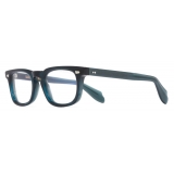 Cutler & Gross - 1406 Square Optical Glasses - Opal Teal - Luxury - Cutler & Gross Eyewear