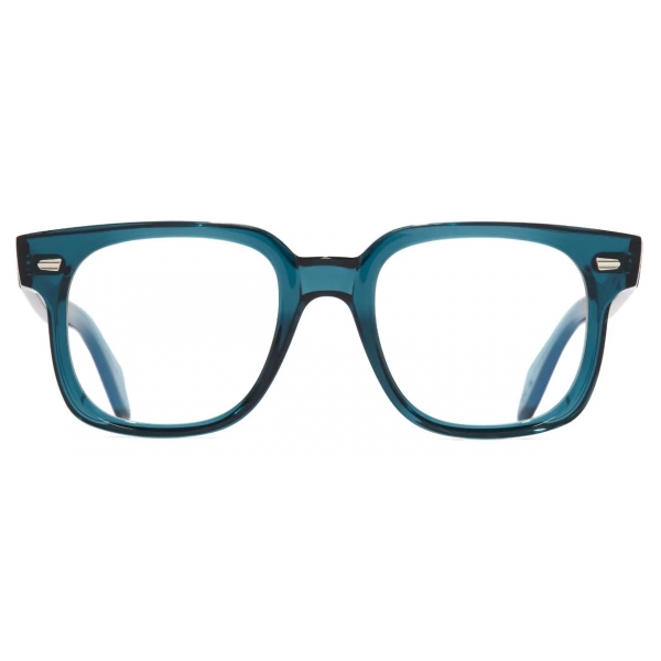 Cutler & Gross - 1399 Square Optical Glasses - Deep Teal - Luxury - Cutler & Gross Eyewear