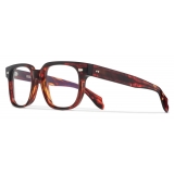 Cutler & Gross - 1399 Square Optical Glasses - Red Havana - Luxury - Cutler & Gross Eyewear