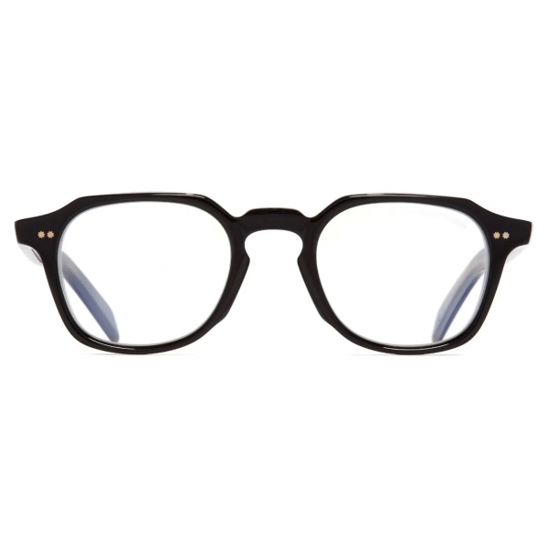 Cutler & Gross - GR03 Square Optical Glasses - Black and Horn - Luxury - Cutler & Gross Eyewear
