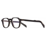 Cutler & Gross - GR03 Square Optical Glasses - Black and Horn - Luxury - Cutler & Gross Eyewear
