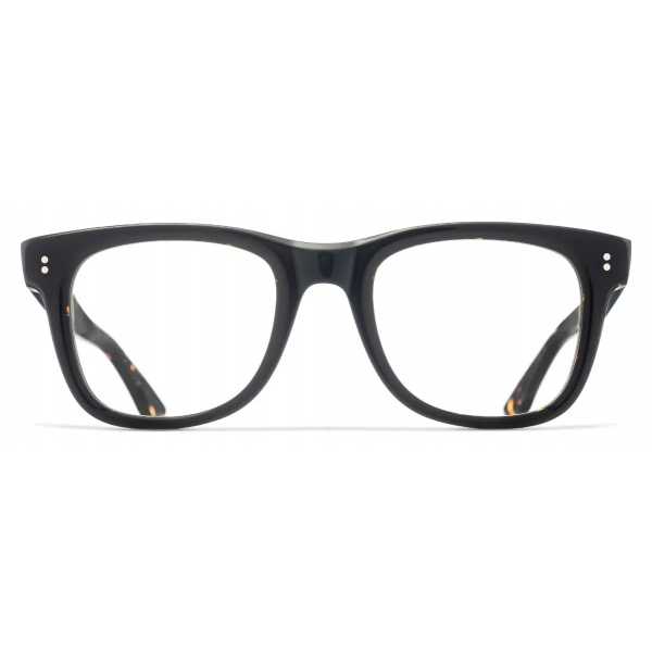 Cutler & Gross - 9101 Square Optical Glasses - Black on Havana - Luxury - Cutler & Gross Eyewear