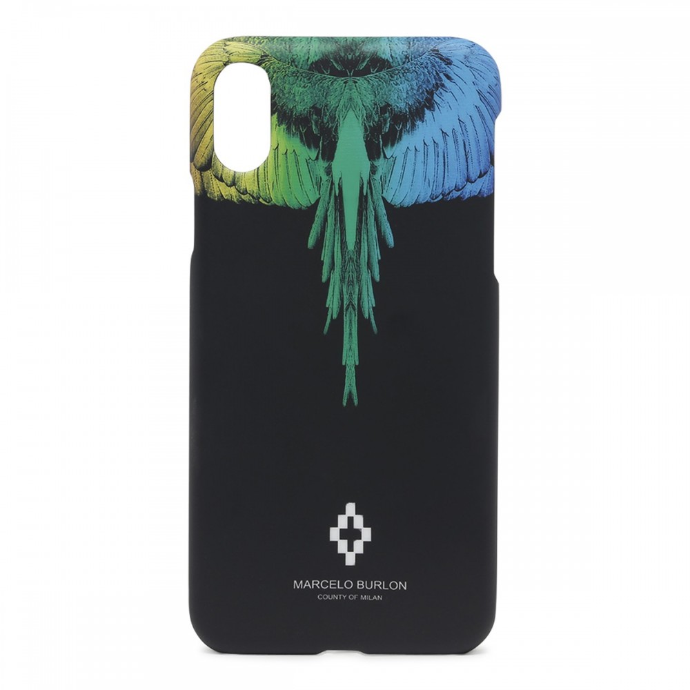 Marcelo Burlon - Rainbow Wings Cover - iPhone X - Apple - County of Milan -  Printed Case - Avvenice