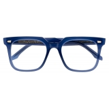 Cutler & Gross - 1387 Square Optical Glasses - Bowery Blue - Luxury - Cutler & Gross Eyewear