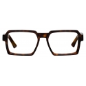 Cutler & Gross - 1385 Square Optical Glasses - Dark Turtle - Luxury - Cutler & Gross Eyewear