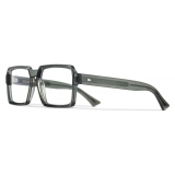 Cutler & Gross - 1385 Square Optical Glasses - Aviator Blue - Luxury - Cutler & Gross Eyewear