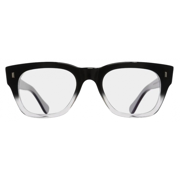 Cutler & Gross - 0772V2 Square Optical Glasses - Black To Clear Fade - Luxury - Cutler & Gross Eyewear