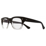 Cutler & Gross - 0772V2 Square Optical Glasses - Black To Clear Fade - Luxury - Cutler & Gross Eyewear