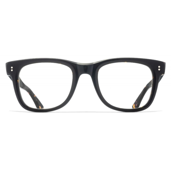 Cutler & Gross - 9101 Square Optical Glasses - Large - Black on Havana - Luxury - Cutler & Gross Eyewear