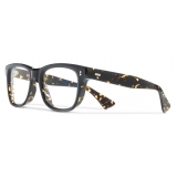Cutler & Gross - 9101 Square Optical Glasses - Large - Black on Havana - Luxury - Cutler & Gross Eyewear