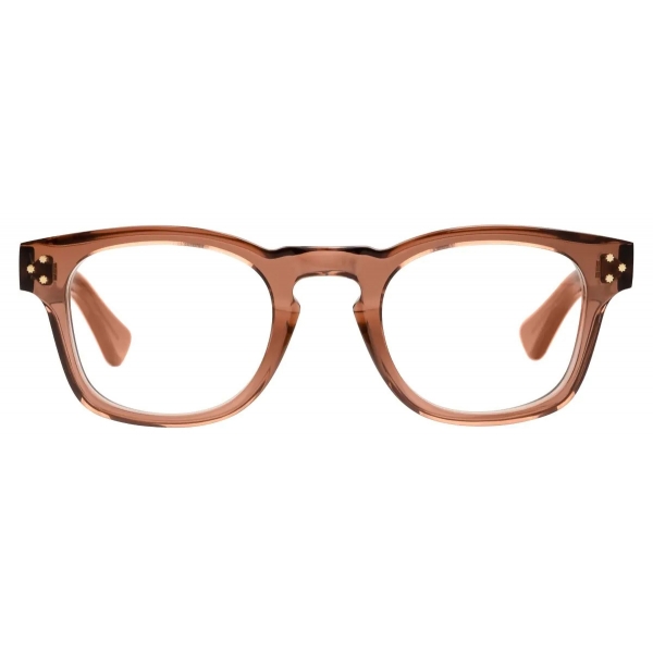 Cutler & Gross - 1389 Square Optical Glasses - Rhubarb - Luxury - Cutler & Gross Eyewear