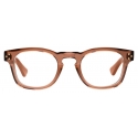 Cutler & Gross - 1389 Square Optical Glasses - Rhubarb - Luxury - Cutler & Gross Eyewear