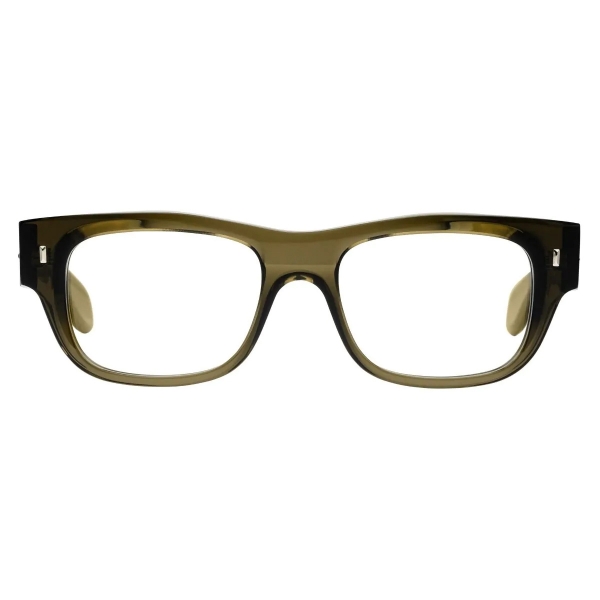 Cutler & Gross - 9692 Square Optical Glasses - Olive Green - Luxury - Cutler & Gross Eyewear