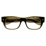 Cutler & Gross - 9692 Square Optical Glasses - Olive Green - Luxury - Cutler & Gross Eyewear