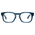 Cutler & Gross - 9768 Square Optical Glasses - Tribeca Teal - Luxury - Cutler & Gross Eyewear