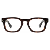 Cutler & Gross - 9768 Square Optical Glasses - Dark Turtle - Luxury - Cutler & Gross Eyewear