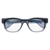 Cutler & Gross - 9772 Square Optical Glasses - Brooklyn Blue - Luxury - Cutler & Gross Eyewear