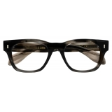 Cutler & Gross - 9772 Square Optical Glasses - Green Smoke - Luxury - Cutler & Gross Eyewear