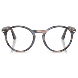 Persol - PO3285V - Striped Blue - Optical Glasses - Persol Eyewear