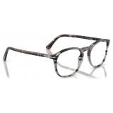 Persol - PO3007VM - Marrone Tartarugato Grigio Tartarugato - Occhiali da Vista - Persol Eyewear