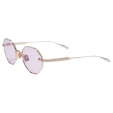 Valentino - V - Stud Hexagonal Titanium Sunglasses - Pink - Valentino Eyewear