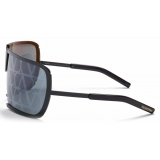 Valentino - V - Romask Iconic Oversized Mask Sunglasses - Black - Valentino Eyewear