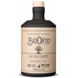 BioOrto - Monocultivar Ogliarola Garganica - Olio Extravergine di Oliva Italiano Biologico - 500 ml