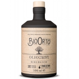 BioOrto - Monocultivar Ogliarola Garganica - Organic Italian Extra Virgin Olive Oil - 500 ml