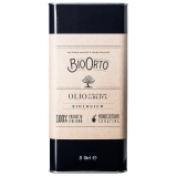 BioOrto - Monocultivar Coratina - Organic Italian Extra Virgin Olive Oil - 5 l