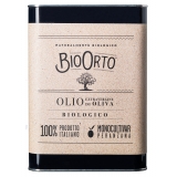 BioOrto - Monocultivar Peranzana - Olio Extravergine di Oliva Italiano Biologico - 1 l