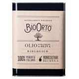 BioOrto - Blend Peranzana Ogliarola - Olio Extravergine di Oliva Italiano Biologico - 1 l