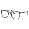 Persol - PO3007VM - Striped Brown - Optical Glasses - Persol Eyewear