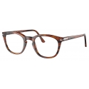 Persol - PO3258V - Striped Brown - Optical Glasses - Persol Eyewear