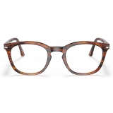 Persol - PO3258V - Striped Brown - Optical Glasses - Persol Eyewear