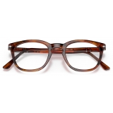 Persol - PO3258V - Striped Brown - Optical Glasses - Persol Eyewear