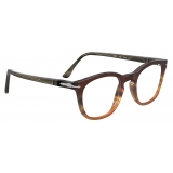 Persol - PO3258V - Striato Marrone - Occhiali da Vista - Persol Eyewear
