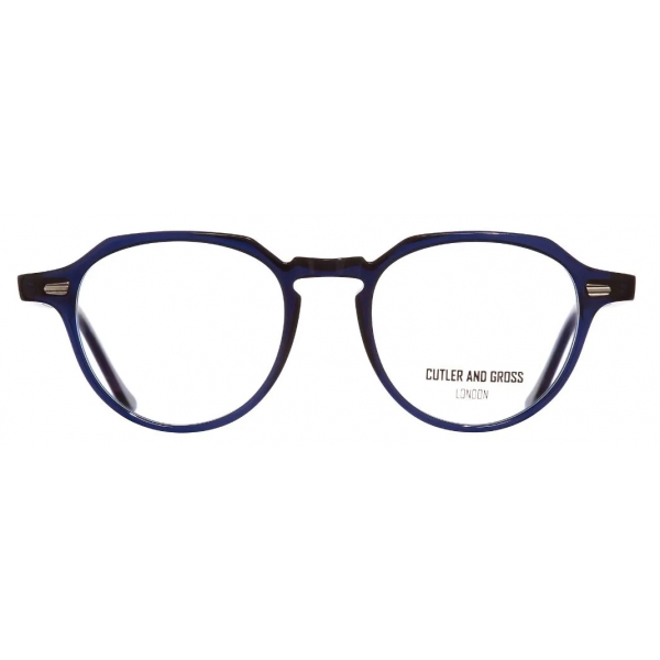 Cutler & Gross - 1313V2 Round Optical Glasses - Large - Classic Navy Blue - Luxury - Cutler & Gross Eyewear