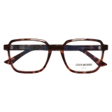 Cutler & Gross - 1361 Square Optical Glasses - Dark Turtle - Luxury - Cutler & Gross Eyewear