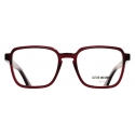 Cutler & Gross - 1361 Square Optical Glasses - Bordeaux Red - Luxury - Cutler & Gross Eyewear