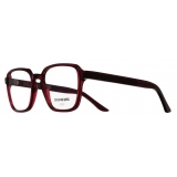 Cutler & Gross - 1361 Square Optical Glasses - Bordeaux Red - Luxury - Cutler & Gross Eyewear