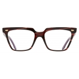 Cutler & Gross - 1346 Cat Eye Optical Glasses - Striped Brown Havana - Luxury - Cutler & Gross Eyewear