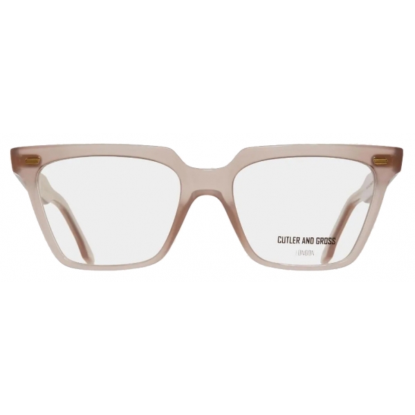 Cutler & Gross - 1346 Cat Eye Optical Glasses - Prawn Cocktail - Luxury - Cutler & Gross Eyewear