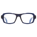 Cutler & Gross - 9894 Square Optical Glasses - Classic Navy Blue - Luxury - Cutler & Gross Eyewear
