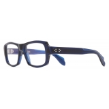 Cutler & Gross - 9894 Square Optical Glasses - Classic Navy Blue - Luxury - Cutler & Gross Eyewear