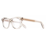 Cutler & Gross - 1409 Round Optical Glasses - Sand Crystal - Luxury - Cutler & Gross Eyewear
