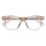 Cutler & Gross - 1409 Round Optical Glasses - Sand Crystal - Luxury - Cutler & Gross Eyewear