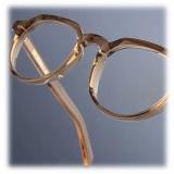 Cutler & Gross - GR06 Round Optical Glasses - Crystal Peach - Luxury - Cutler & Gross Eyewear